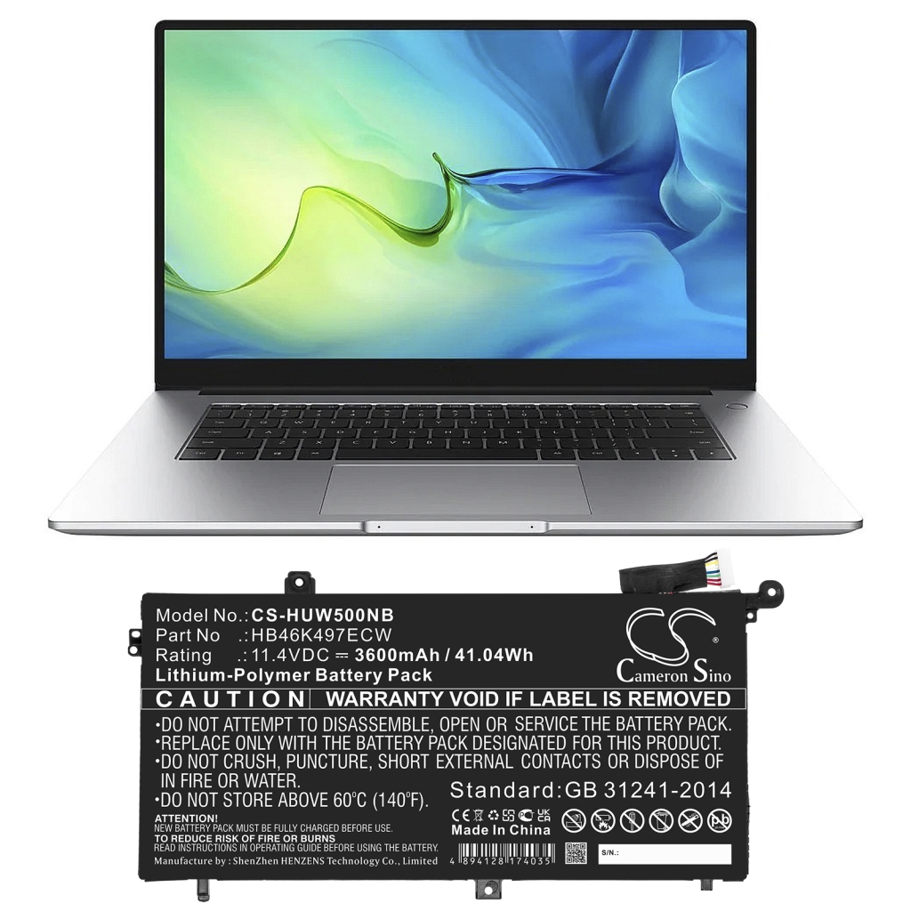 Notebook battery Huawei MRC-W70