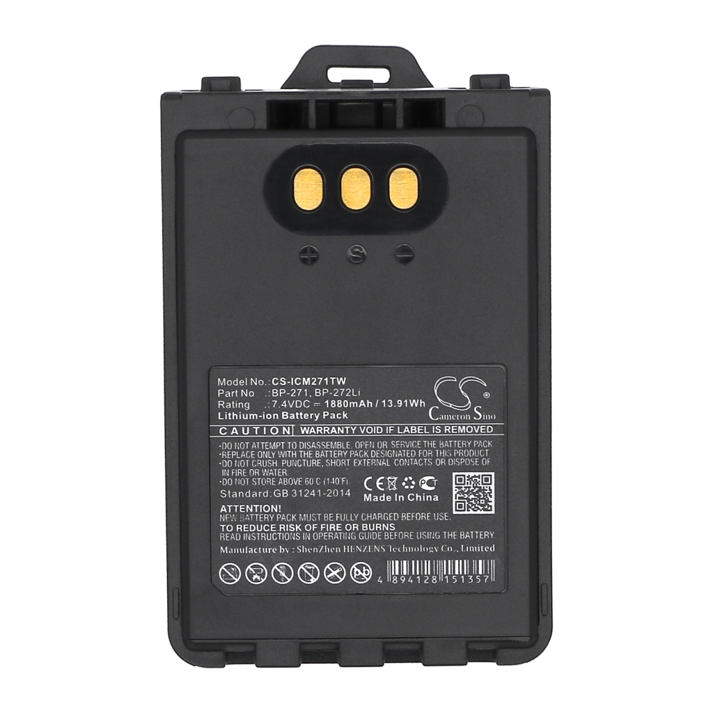 Two-Way Radio Battery Icom CS-ICM271TW