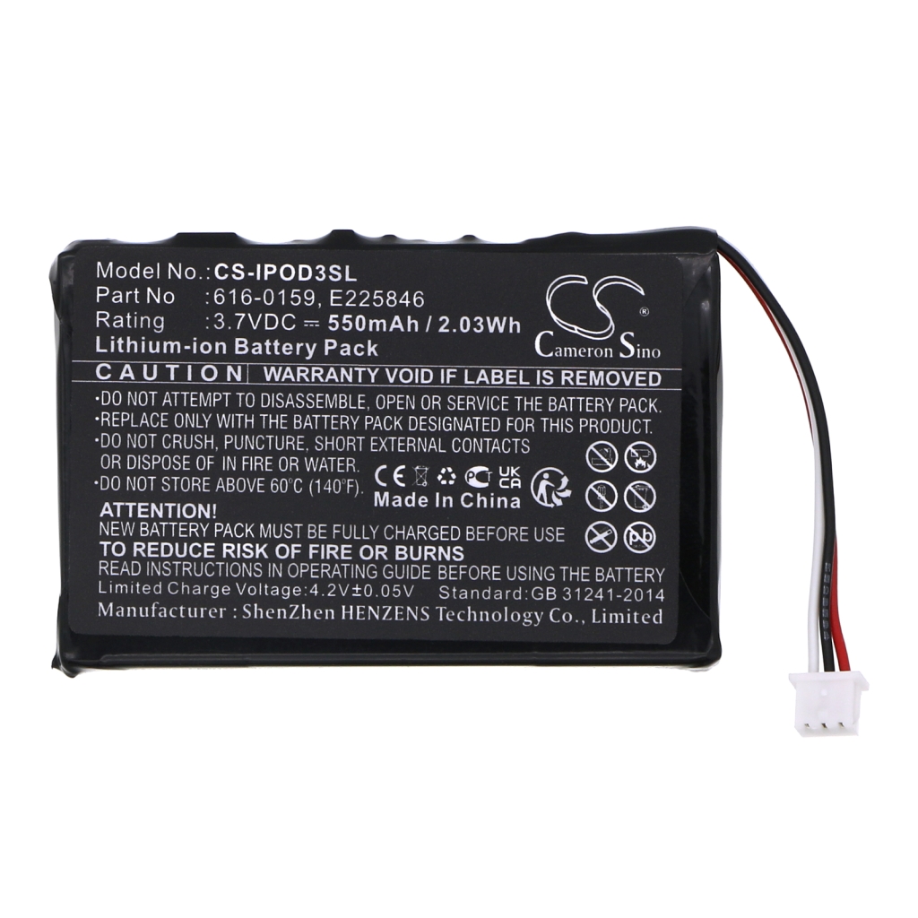 MP3, MP4, PMP Battery Apple iPOD 3th Generation