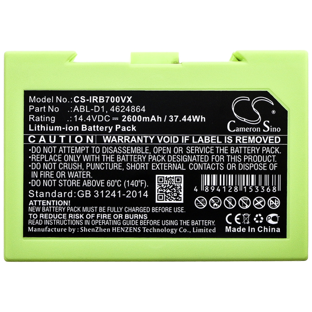 Vacuum Battery iRobot Roomba i7550