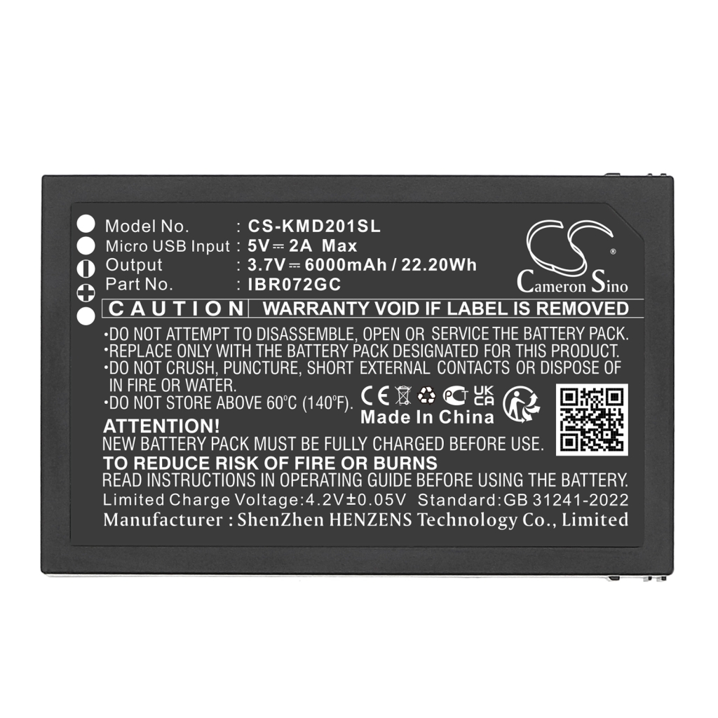 Battery Replaces IBR072GC