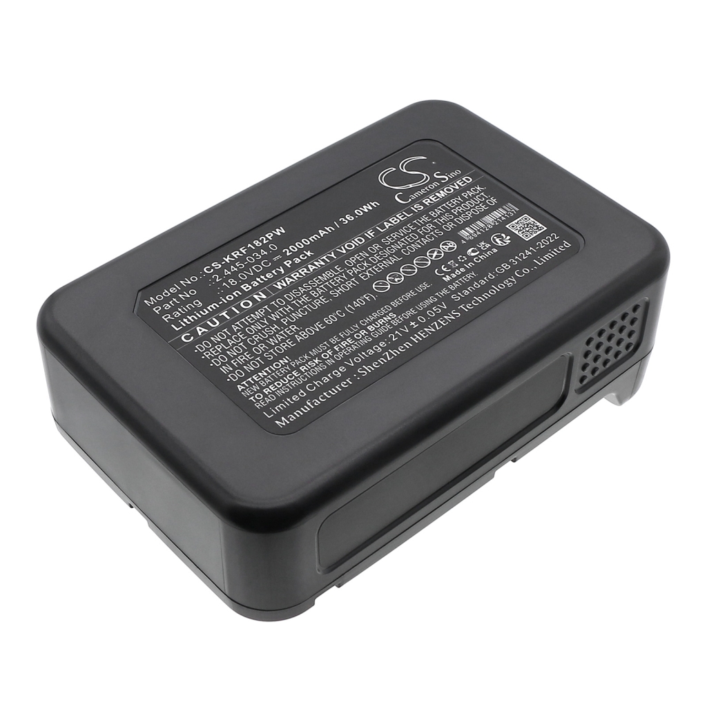 Battery Replaces 2.445-034.0