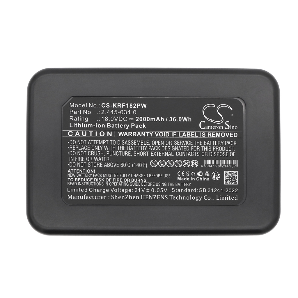 Battery Replaces 2.445-034.0