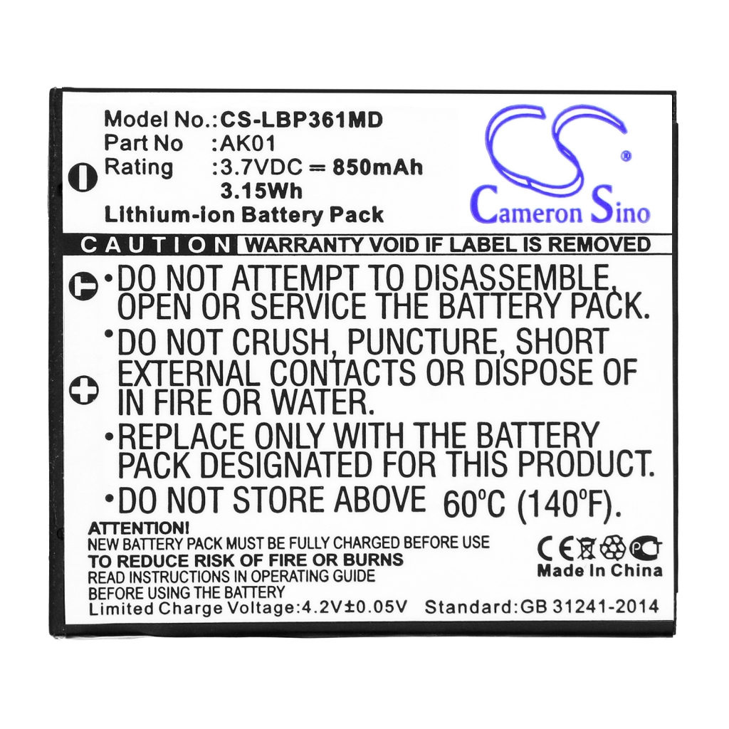 Camera Battery TECHNIKA CS-LBP361MD