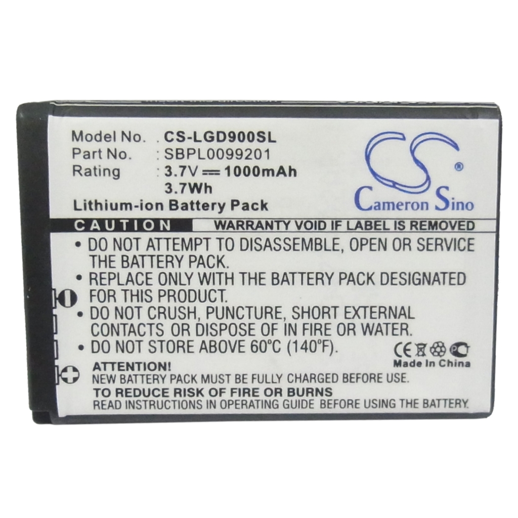 Mobile Phone Battery LG GD900