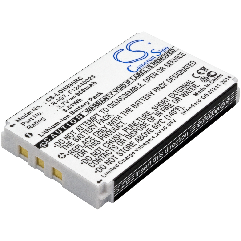Remote Control Battery Logitech Harmony 895
