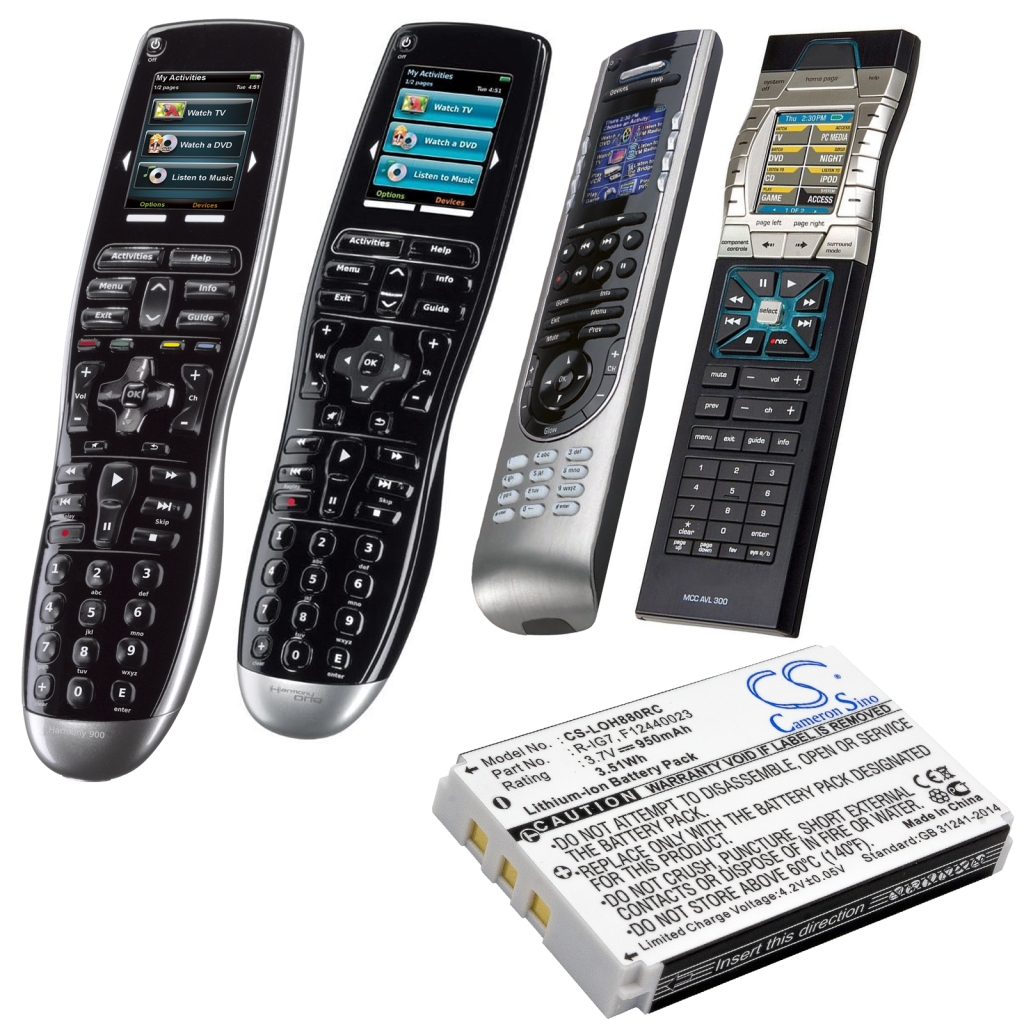 Remote Control Battery Logitech Harmony 895