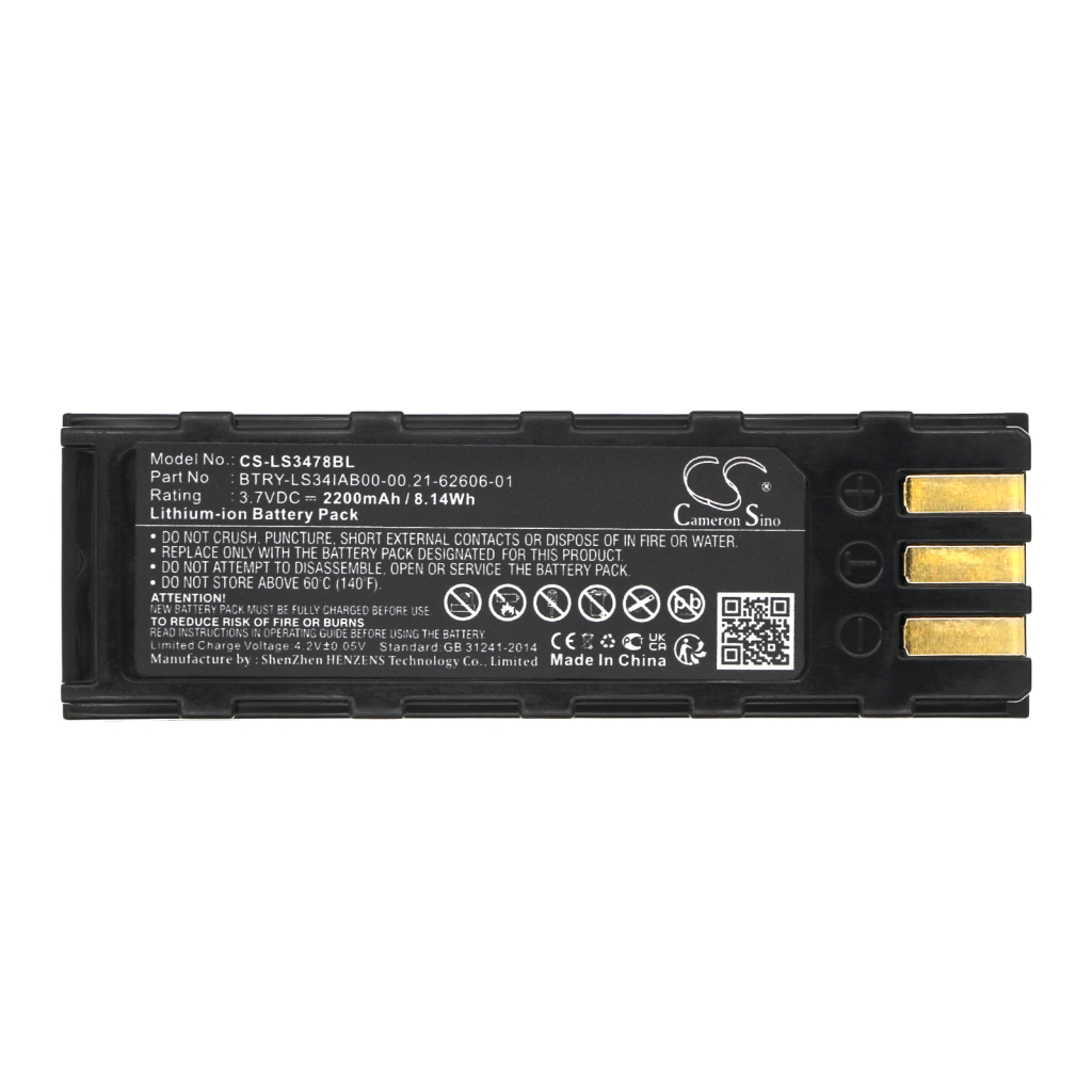BarCode, Scanner Battery Symbol CS-LS3478BL