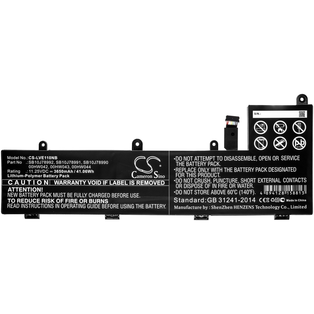 Battery Replaces 00HW043