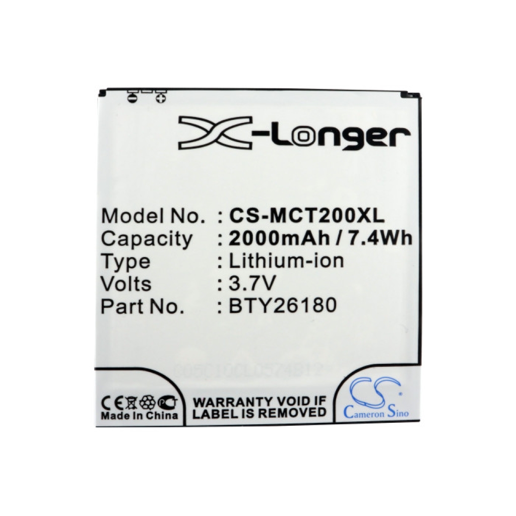 Battery Replaces BTY26180MOBISTEL/STD