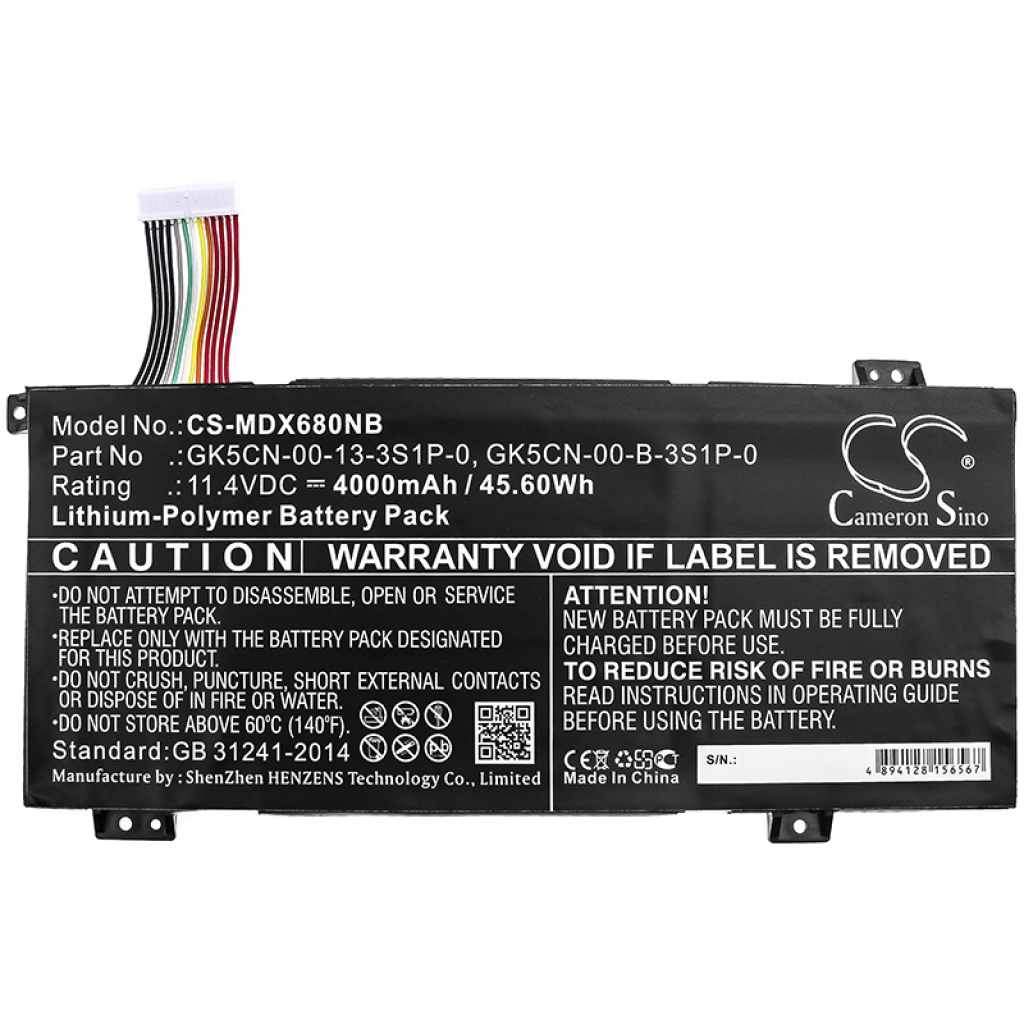 Notebook battery Mechrevo Z2 Air