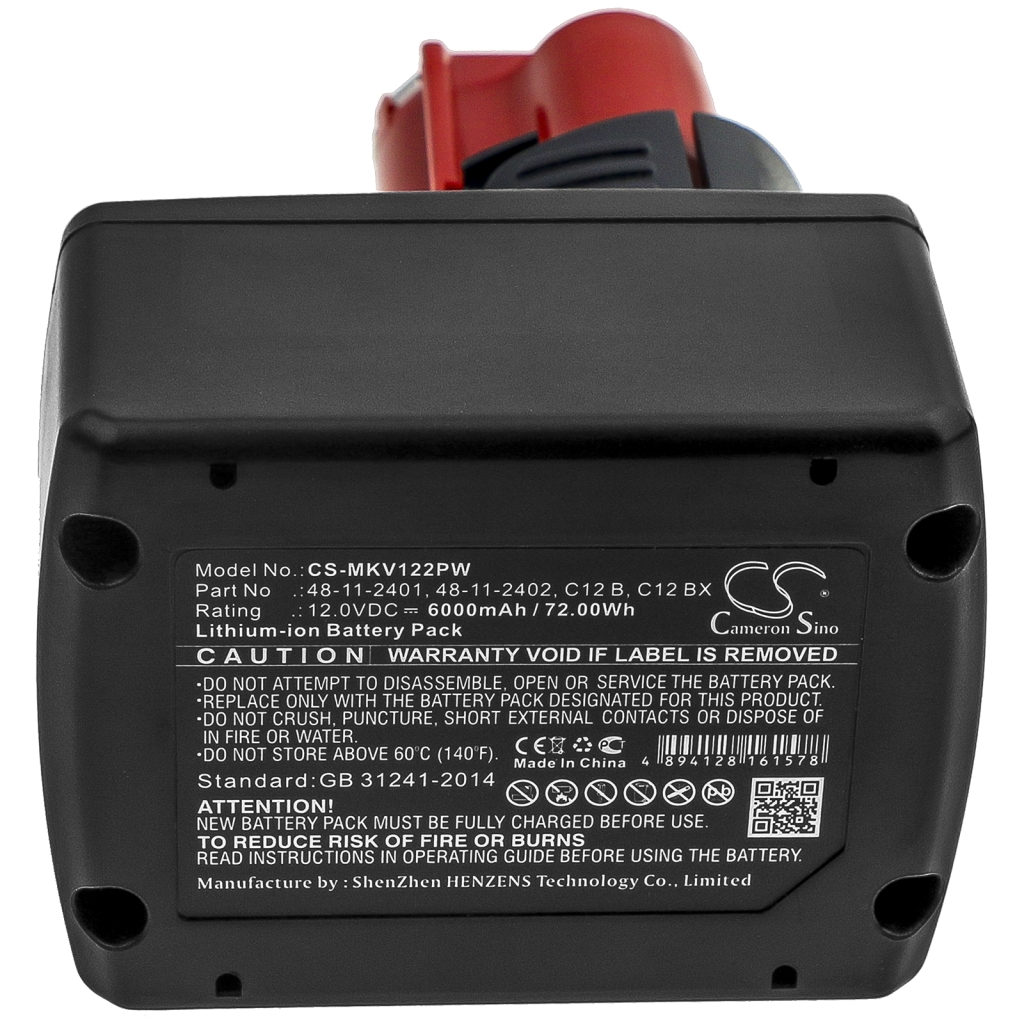 Battery industrial Milwaukee M12-18 JSSP-0