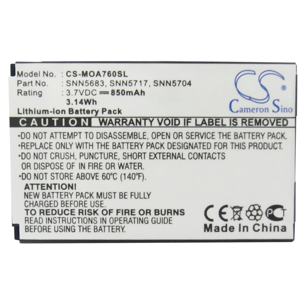 Battery Replaces SNN5683