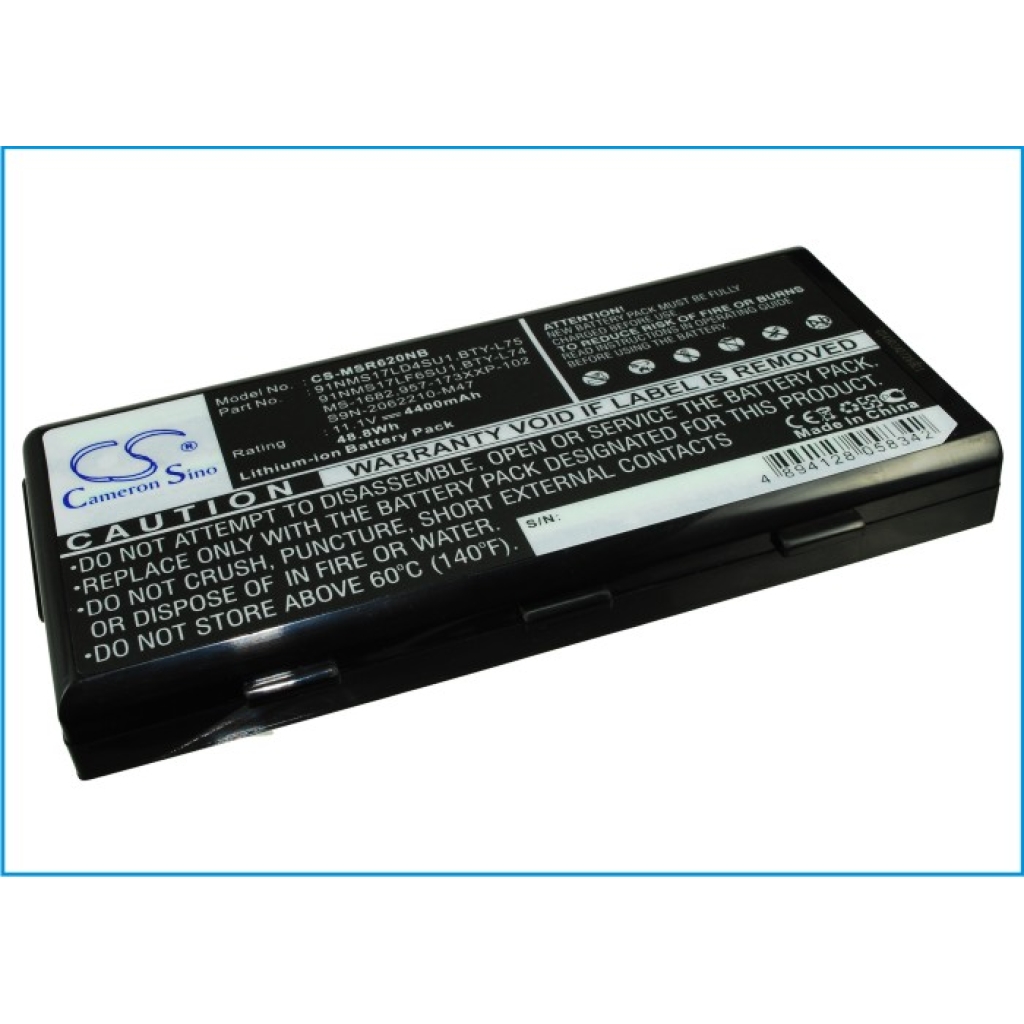 Notebook battery MSI CX623-079XPL