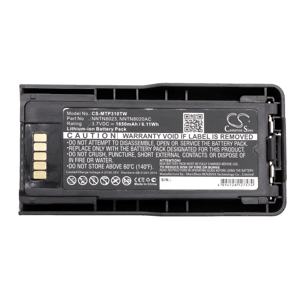 Two-Way Radio Battery Motorola MTP6650