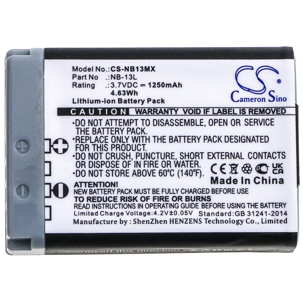 Camera Battery Canon PowerShot G5X M2