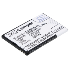 Compatible battery replacement for Digma BP-4L,BP-4LV,C4D10T,EB-4L,N4D113J...