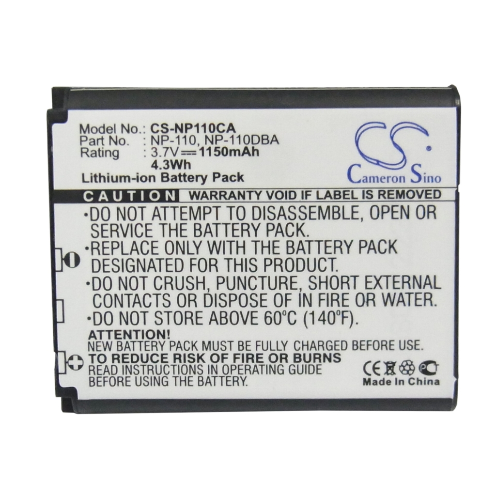 Camera Battery Casio Exilim Zoom EX-Z2300BK