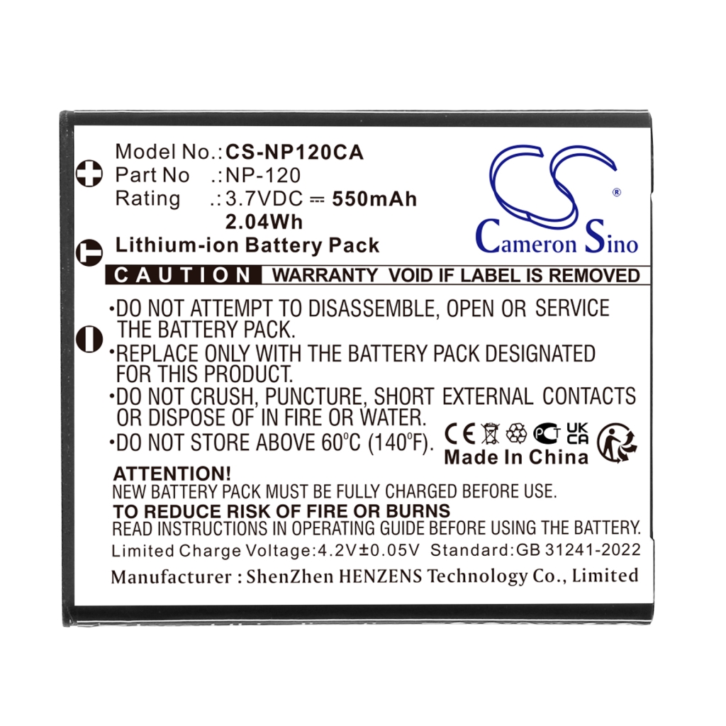 Camera Battery Casio Exilim EX-S200