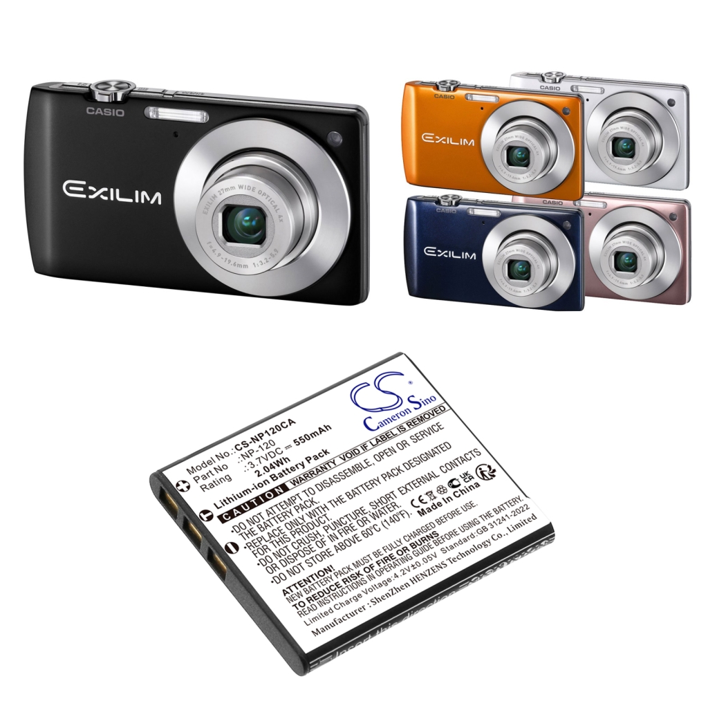 Camera Battery Casio Exilim EX-S200