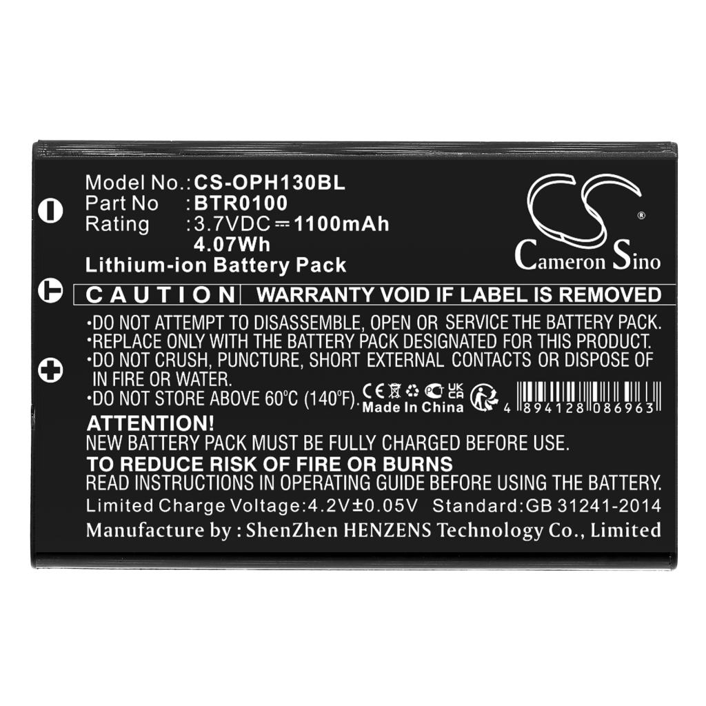 BarCode, Scanner Battery Keyence CS-OPH130BL