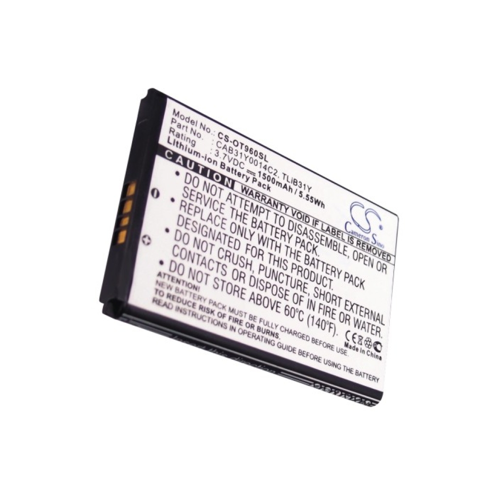 Mobile Phone Battery Alcatel One Touch 960C