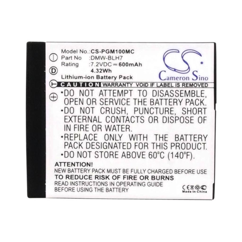 Battery Replaces DMW-BLH7E