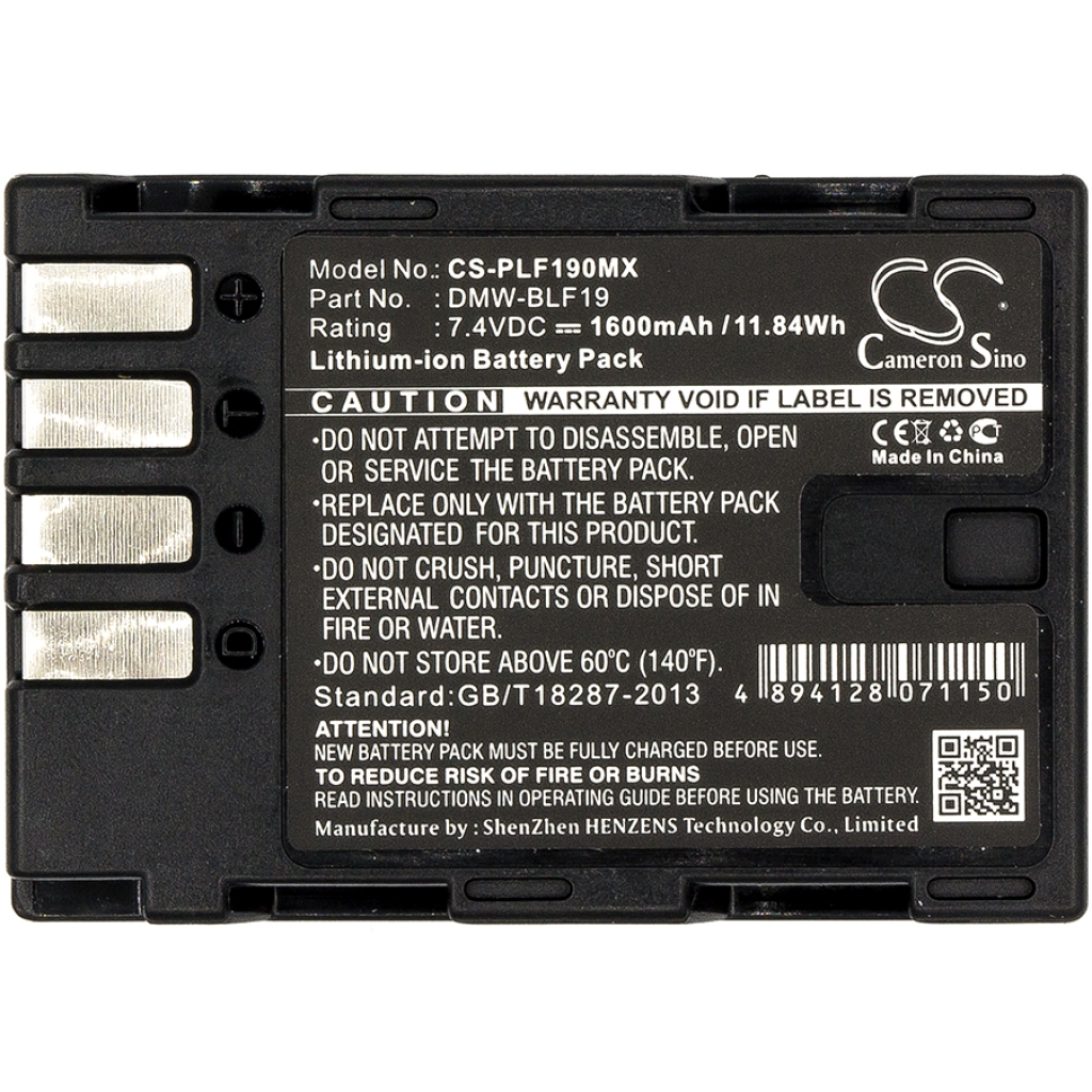 Battery Replaces DMW-BLF19E