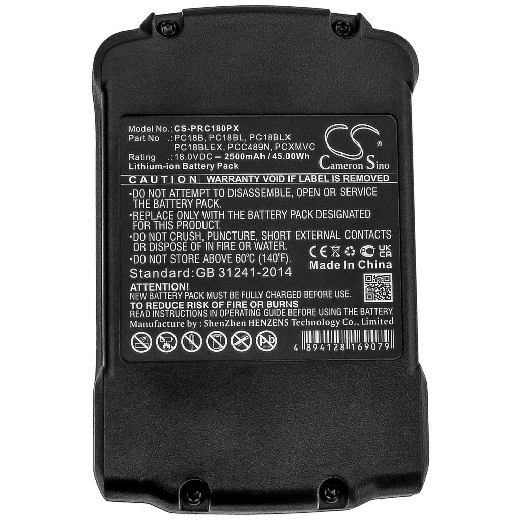 Battery industrial Porter cable PC18CS