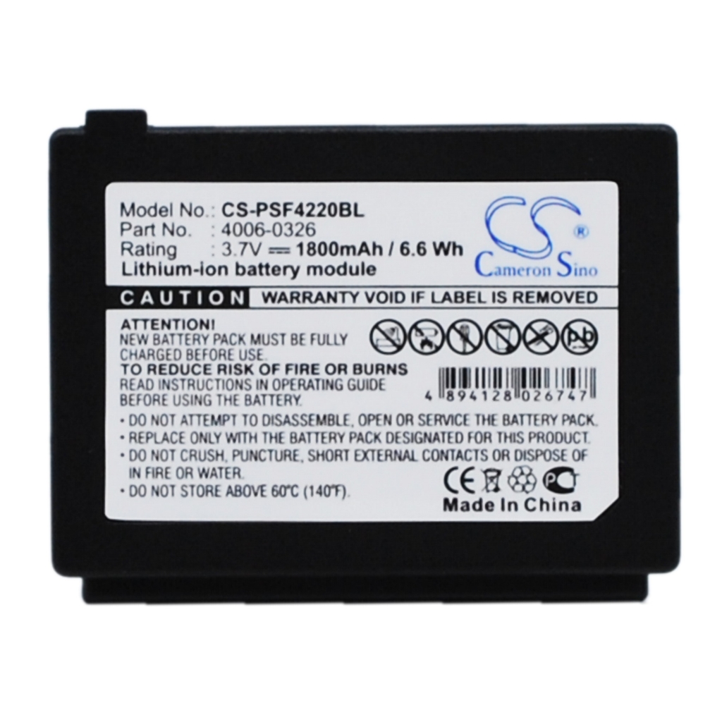 BarCode, Scanner Battery PSC CS-PSF4220BL
