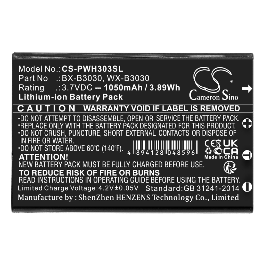 Wireless Headset Battery Panasonic Attune II