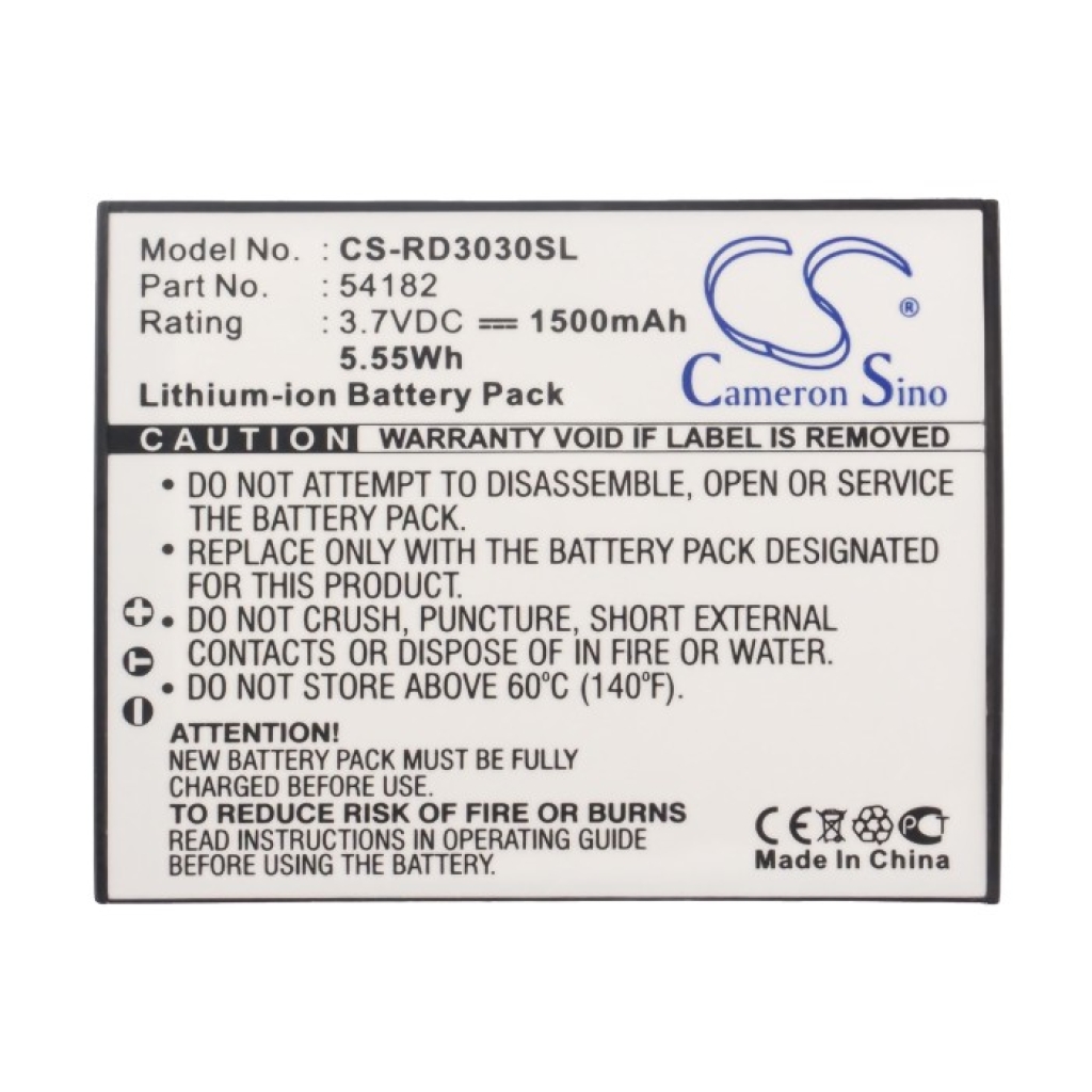 MP3, MP4, PMP Battery RCA Lyra X3030