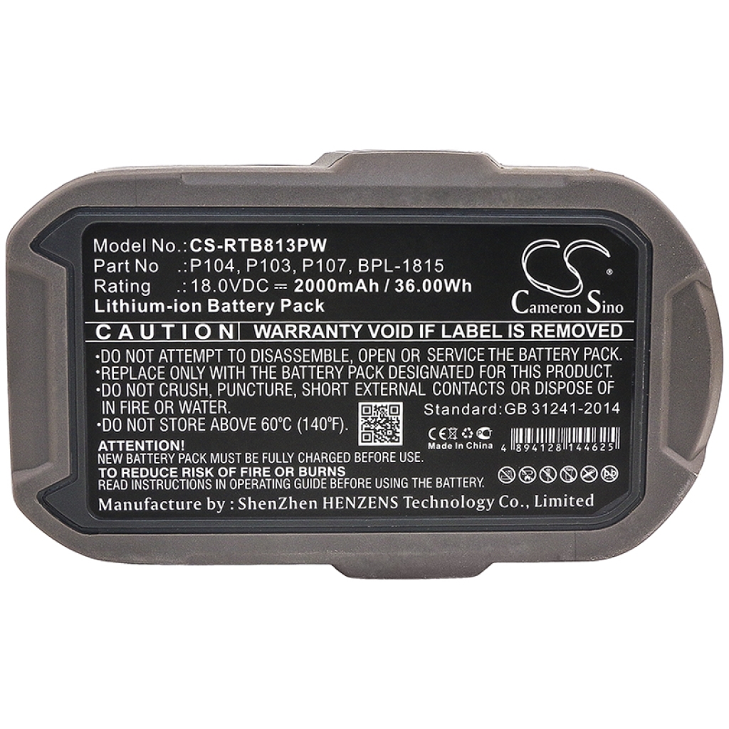 Battery industrial Ryobi CSS-1801M