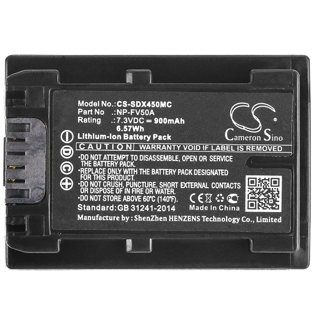 Camera Battery Sony FDR-AX60