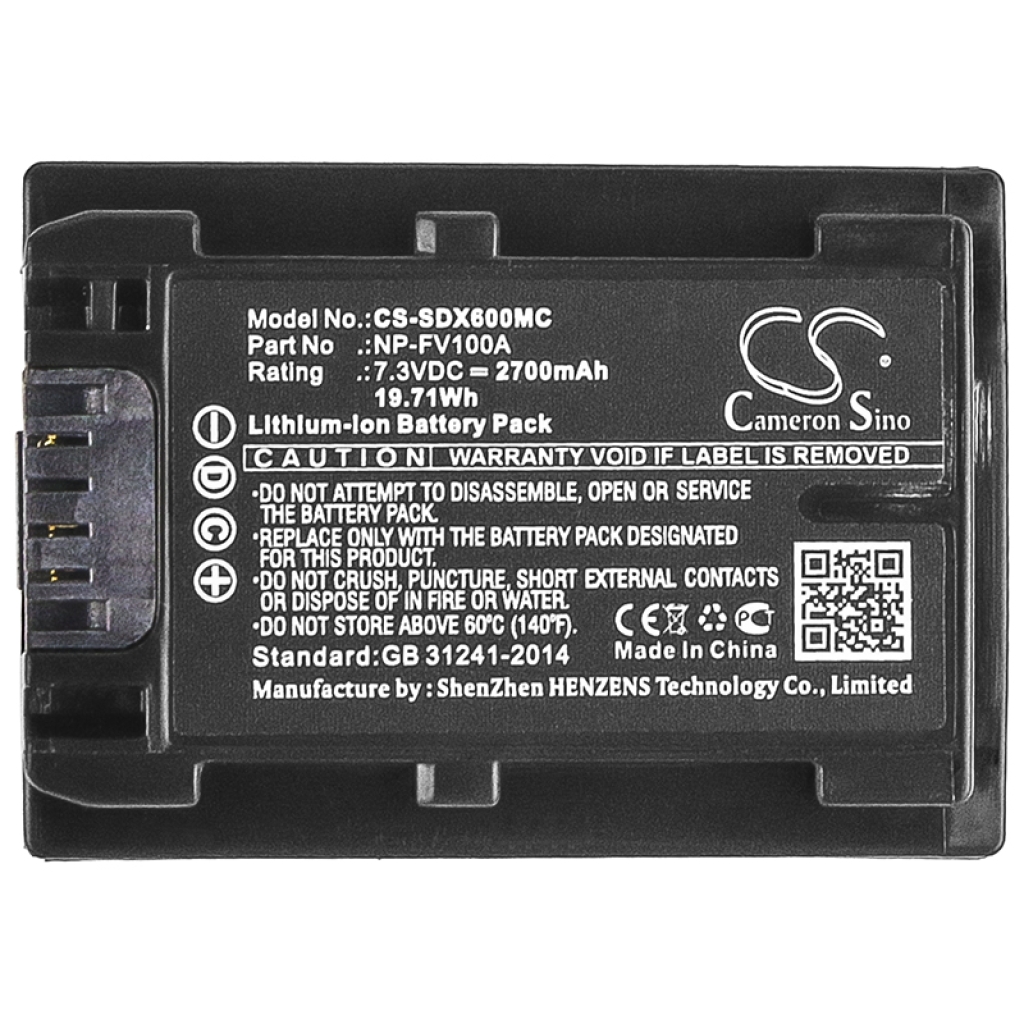 Camera Battery Sony FDR-AX45