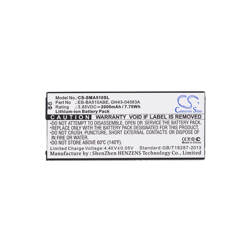 Battery Replaces EB-BA510ABE