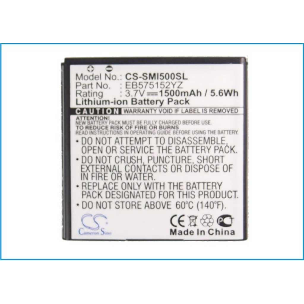 Mobile Phone Battery Verizon Mesmerize i500