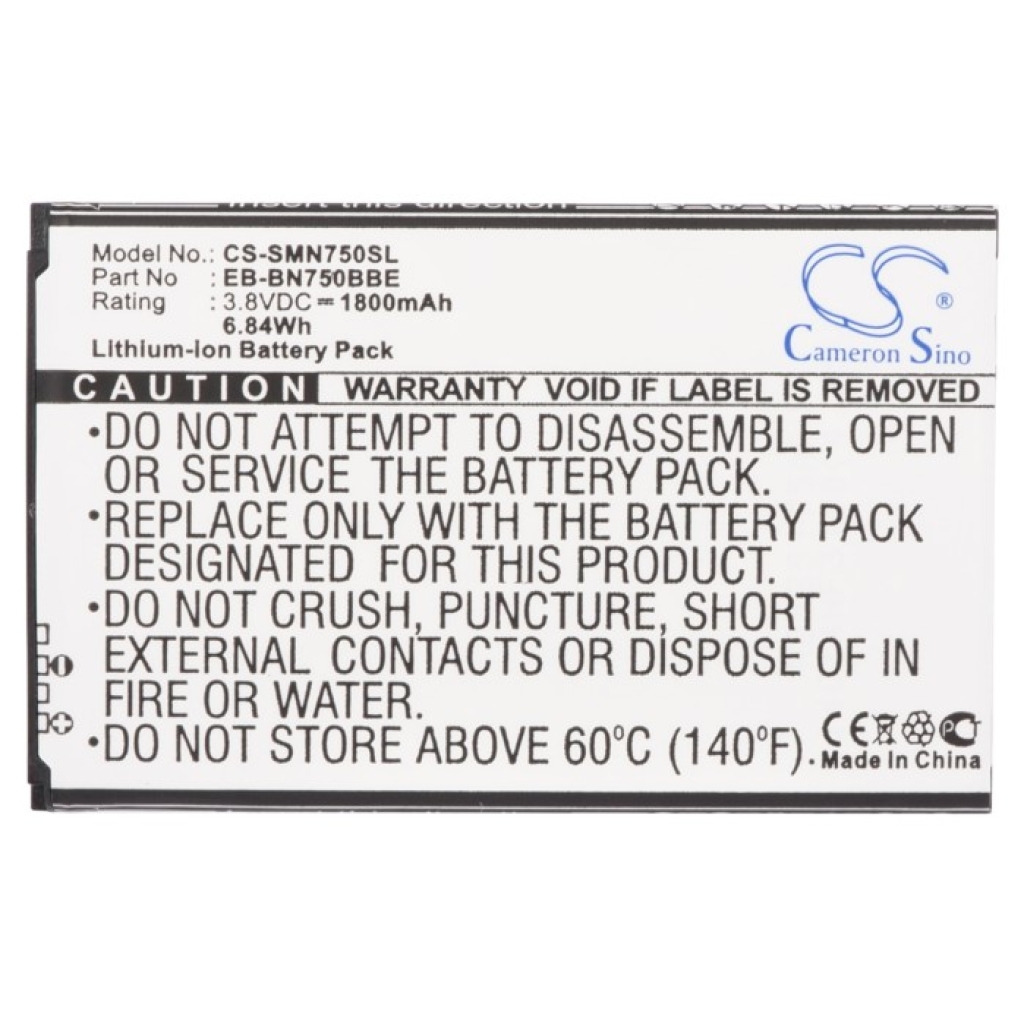 Battery Replaces EB-BN750BBC