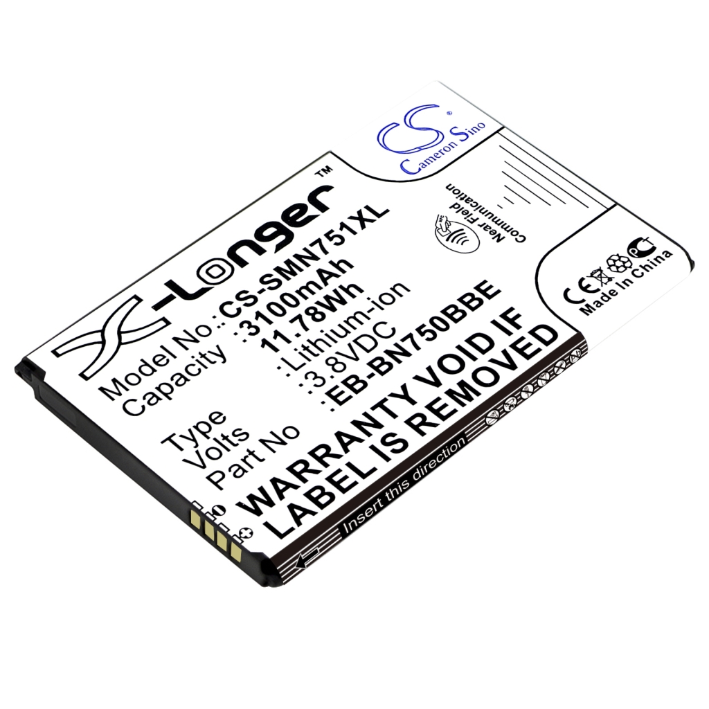 Battery Replaces EB-BN750BBC
