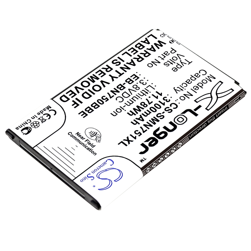 Battery Replaces EB-BN750BBC