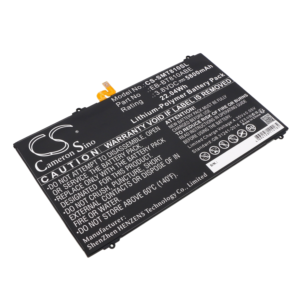 Tablet Battery Samsung CS-SMT810SL