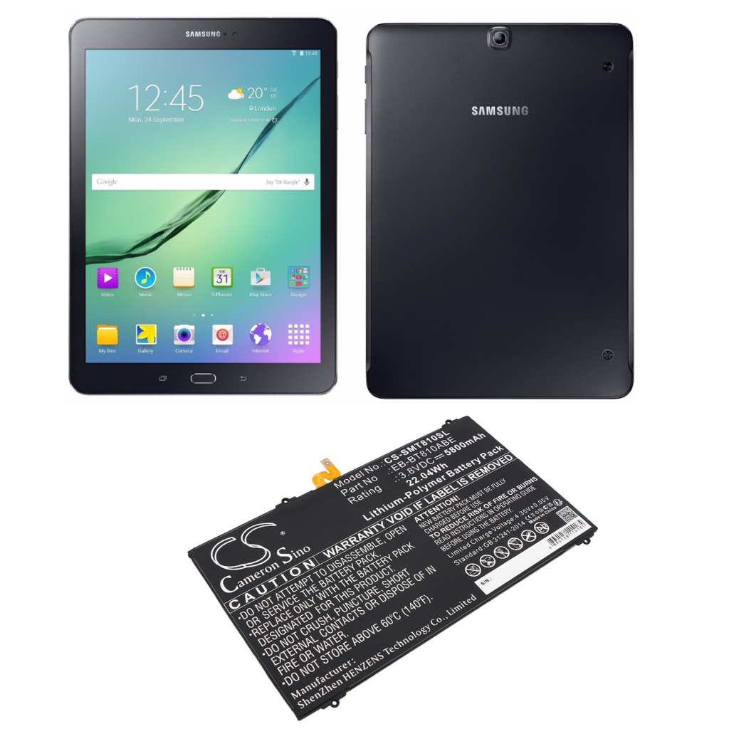 Tablet Battery Samsung CS-SMT810SL
