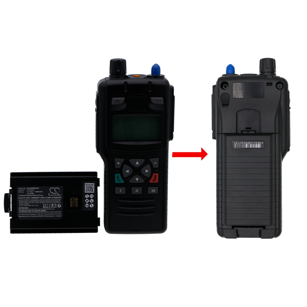 Two-Way Radio Battery Simoco-Sepura STP8040