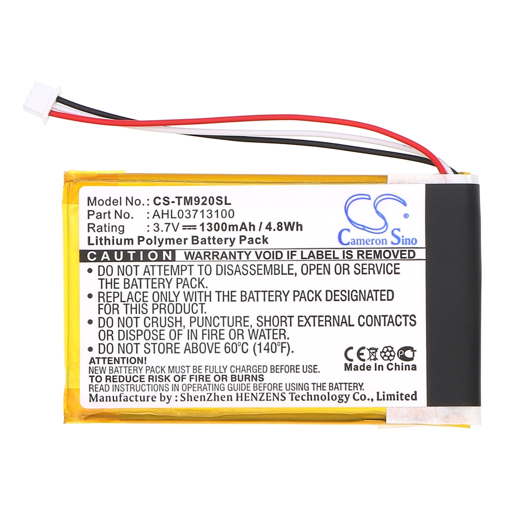GPS, Navigator Battery TomTom CS-TM920SL
