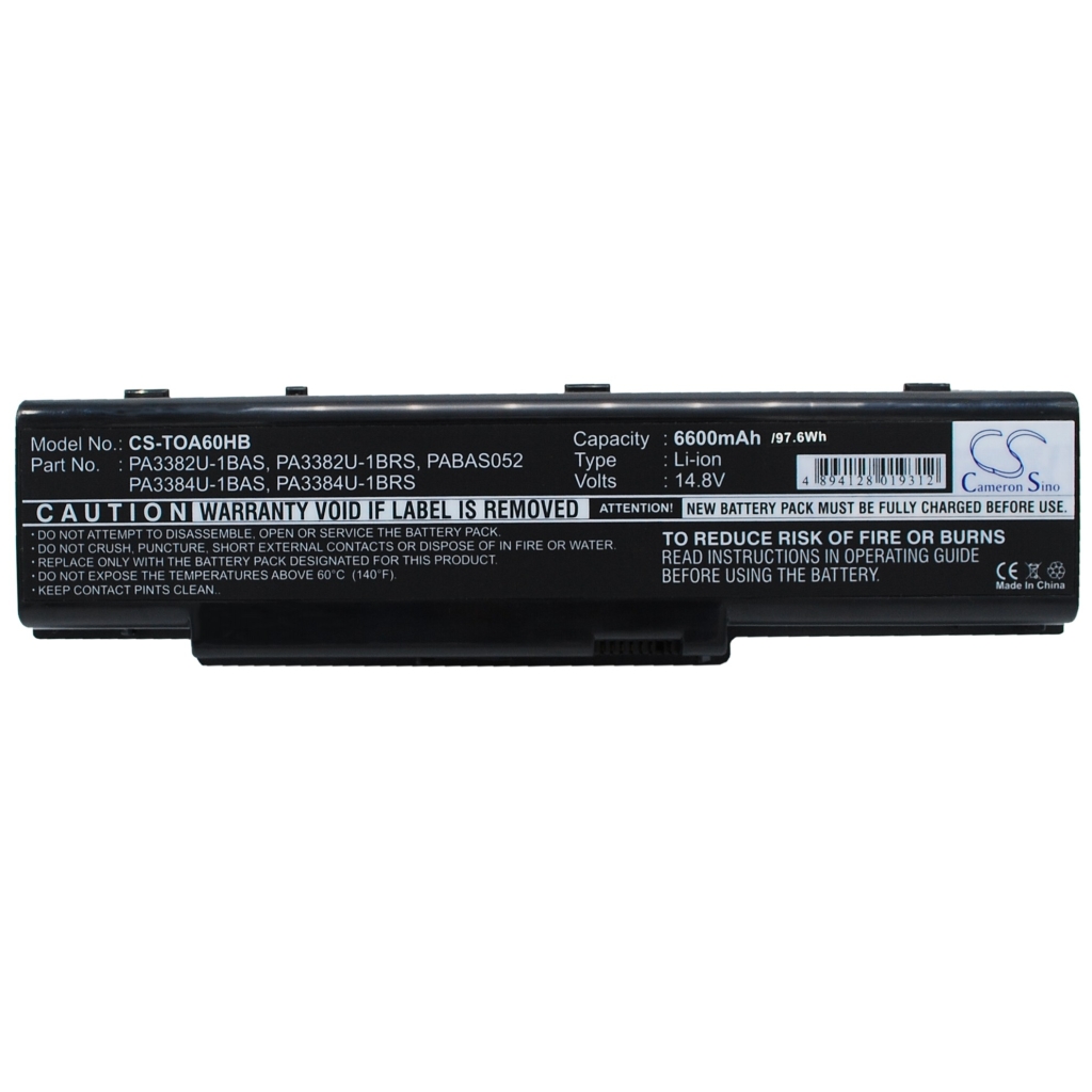 Battery Replaces PA3384U-1BAS