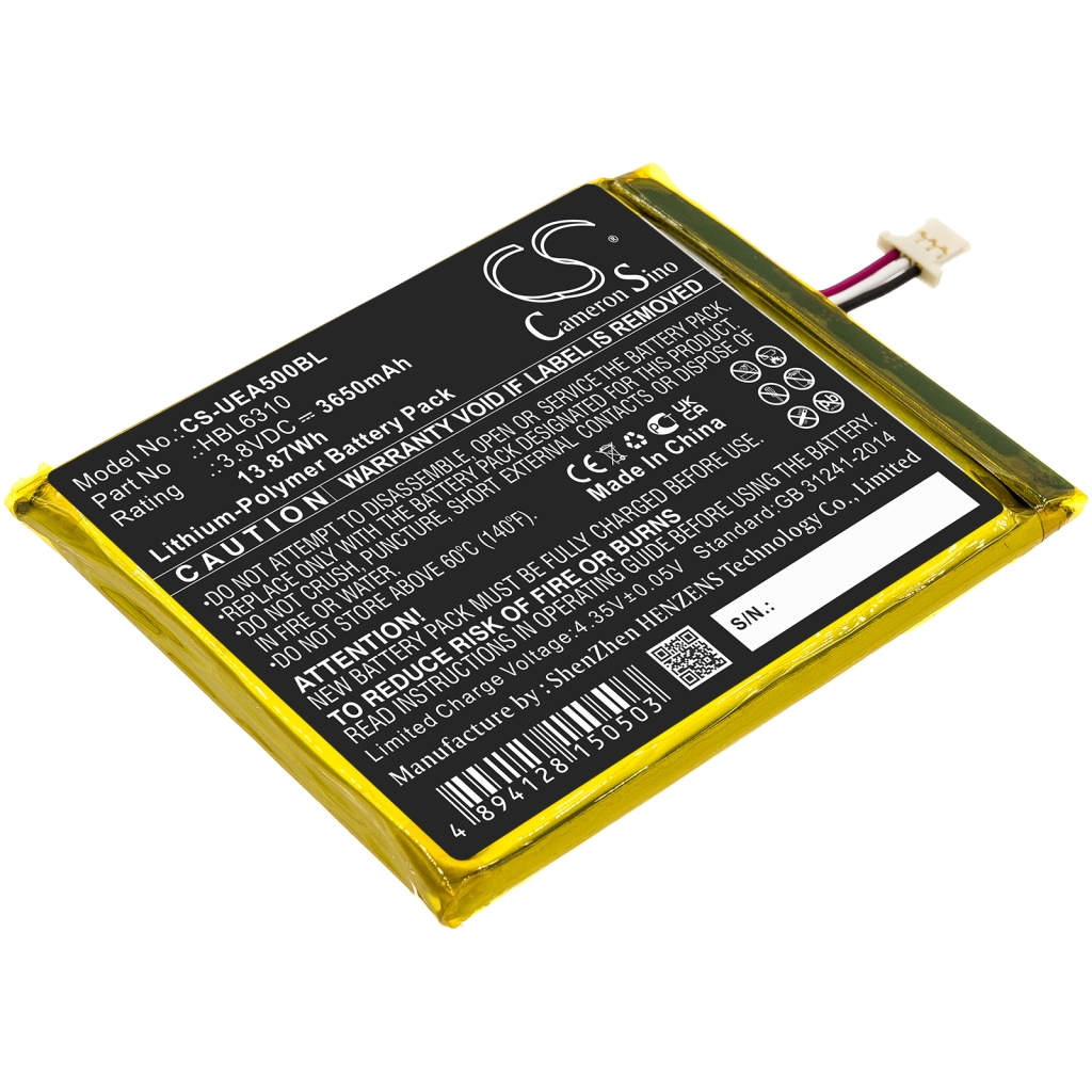 BarCode, Scanner Battery Unitech CS-UEA500BL
