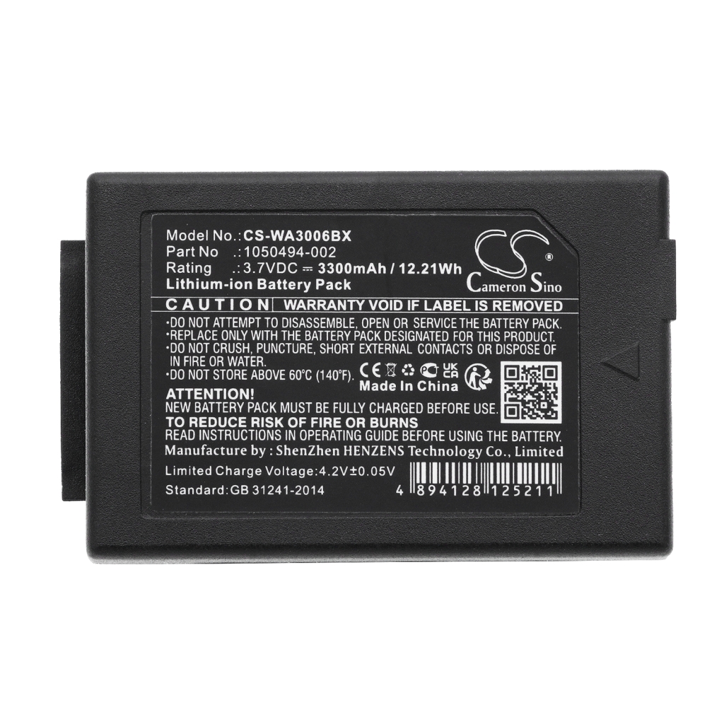 BarCode, Scanner Battery Zebra CS-WA3006BX