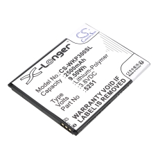 Compatible battery replacement for Wiko 5251,S104-V02000-000,S104-V02000-001,S104-V02000-012