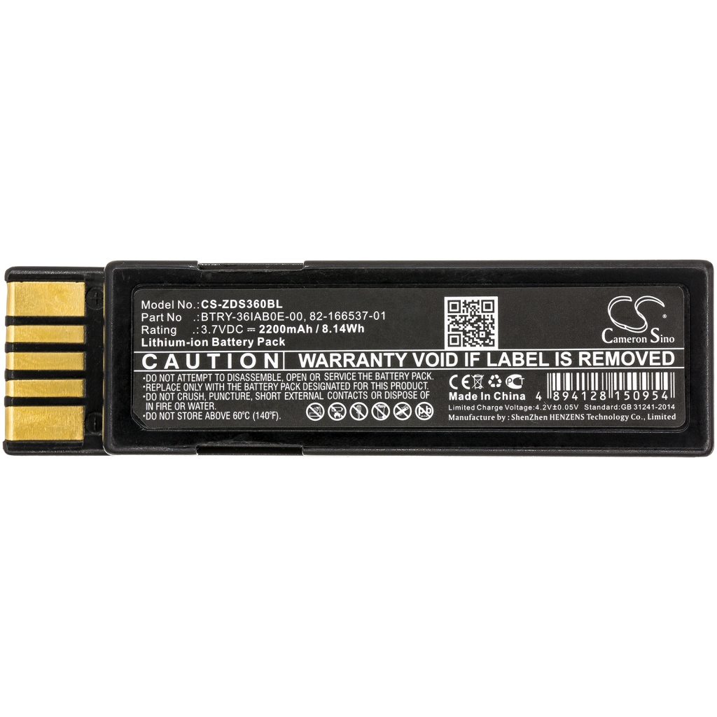 BarCode, Scanner Battery Zebra LI3678