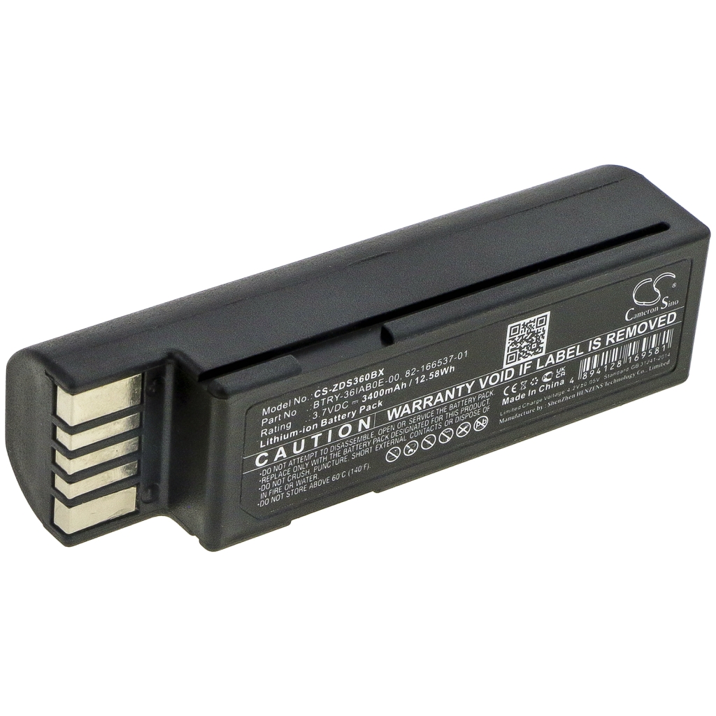 BarCode, Scanner Battery Zebra LI3600